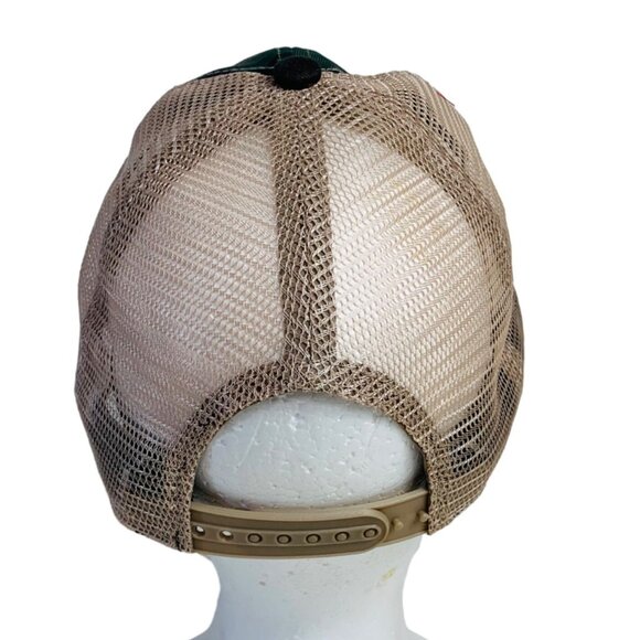 Bald Eagle Bourbon Camouflage Mesh Trucker Hat Adjustable Snapback - Picture 3 of 9